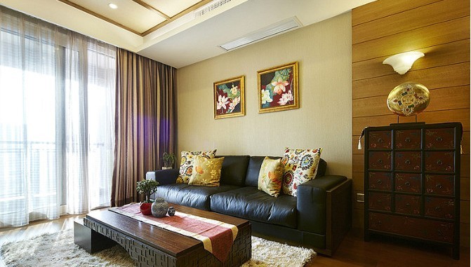 其他 二居 客厅图片来自用户2737948467在5.8万铸造东南亚风格两居室58的分享