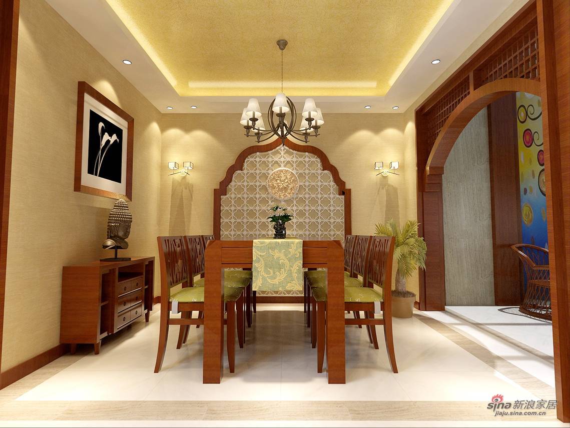 其他 别墅 餐厅图片来自用户2737948467在【高清】唯美东南亚风格别墅装修效果图21的分享