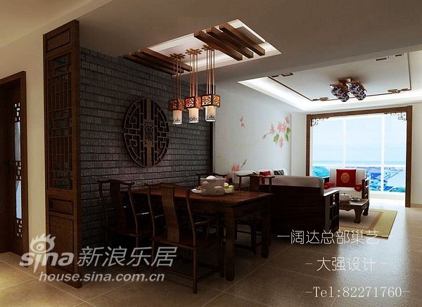 中式 三居 餐厅图片来自用户2748509701在荷塘月色60的分享