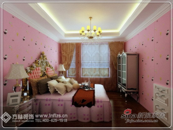 欧式 四居 卧室图片来自用户2557013183在150平欧式系列之古典的华贵气质61的分享