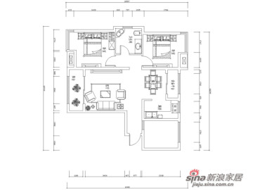 92平米拼花简欧两居39