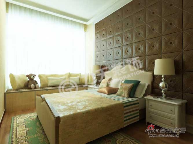 简约 二居 卧室图片来自阳光力天装饰在景瑞阳光尚城-E2户型2室2厅-现代简约45的分享