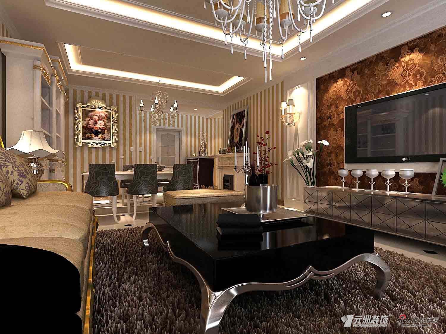 欧式 二居 客厅图片来自用户2746953981在金色漫香苑欧式风格91的分享