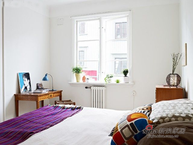 简约 二居 卧室图片来自用户2738829145在67平米的森林小清新公寓31的分享