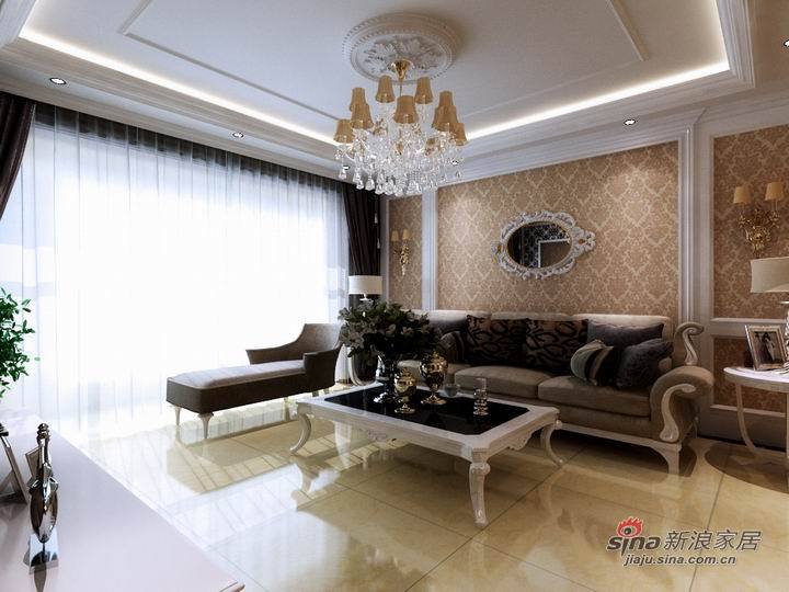 欧式 三居 客厅图片来自用户2557013183在天津实创装饰—120平时尚、舒适的环境36的分享