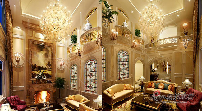 欧式 别墅 客厅图片来自用户2746869241在温哥华森林---欧式风尚的奢华体验48的分享