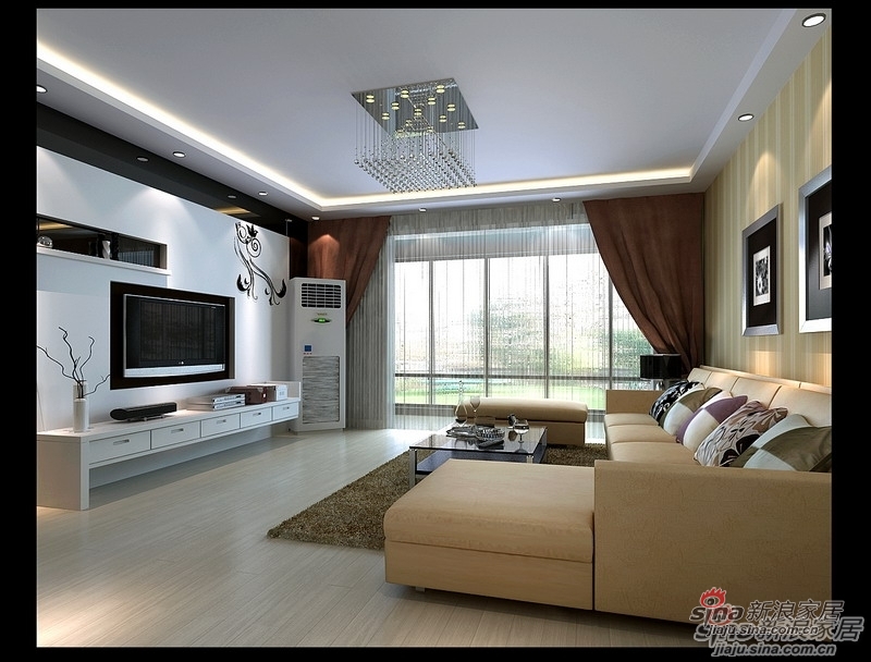 简约 三居 客厅图片来自用户2737782783在9.8万打造北宁湾140平简约、大气复式设计32的分享
