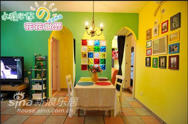 其他 二居 客厅图片来自用户2558757937在童趣花花世界10万元装修90平米91的分享