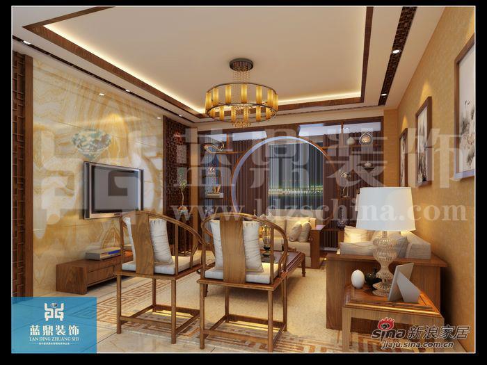 中式 三居 客厅图片来自用户1907659705在140平中式风格52的分享