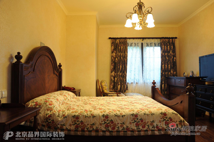 美式 别墅 卧室图片来自用户1907685403在【高清】气质156平美式乡村62的分享