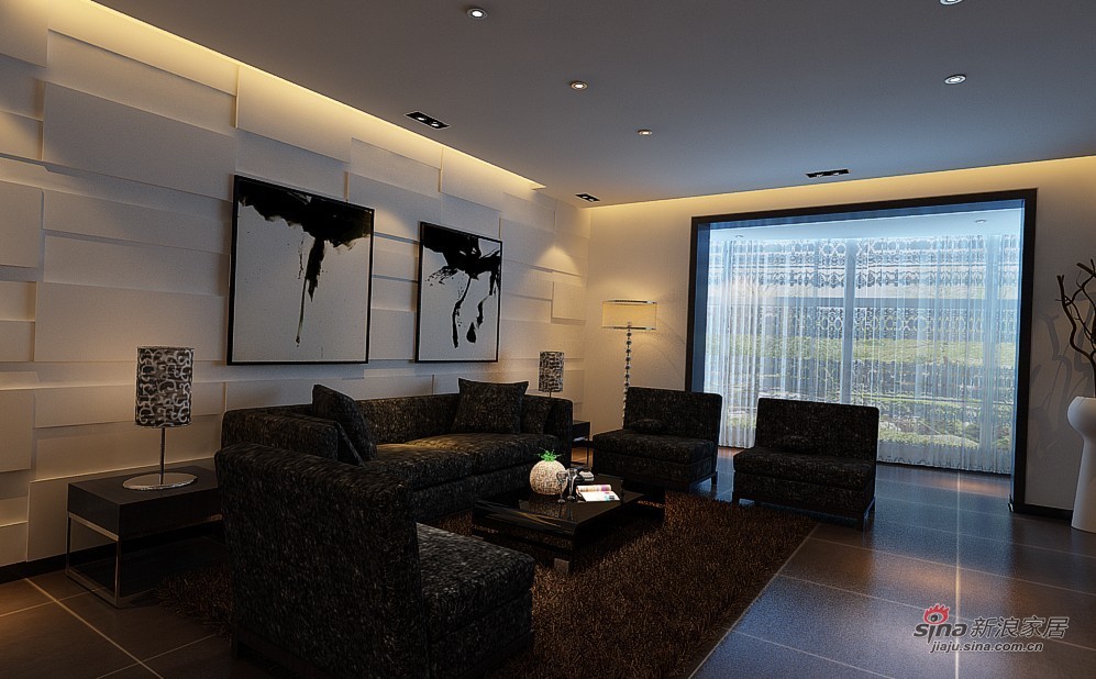 简约 三居 客厅图片来自用户2737786973在120平3居室后现代设计42的分享