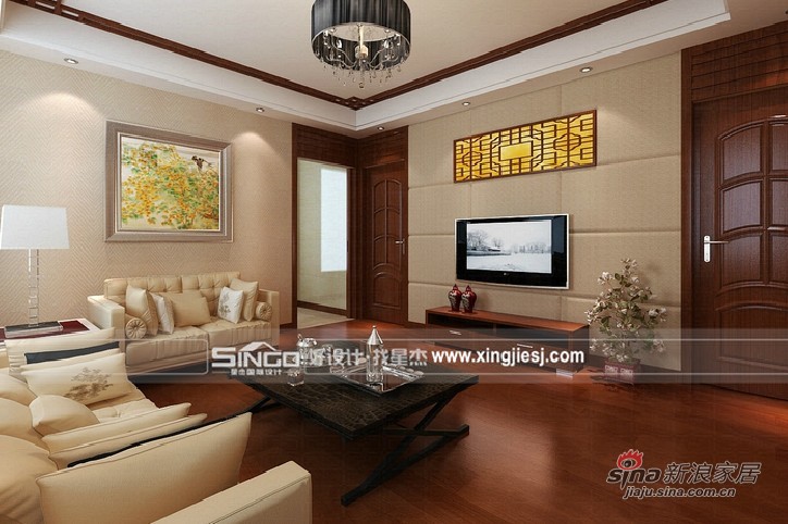 中式 别墅 客厅图片来自用户1907659705在中国古典建筑的设计艺术风格50的分享