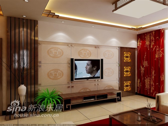 中式 二居 客厅图片来自用户2748509701在翠福园小区中式两居77的分享