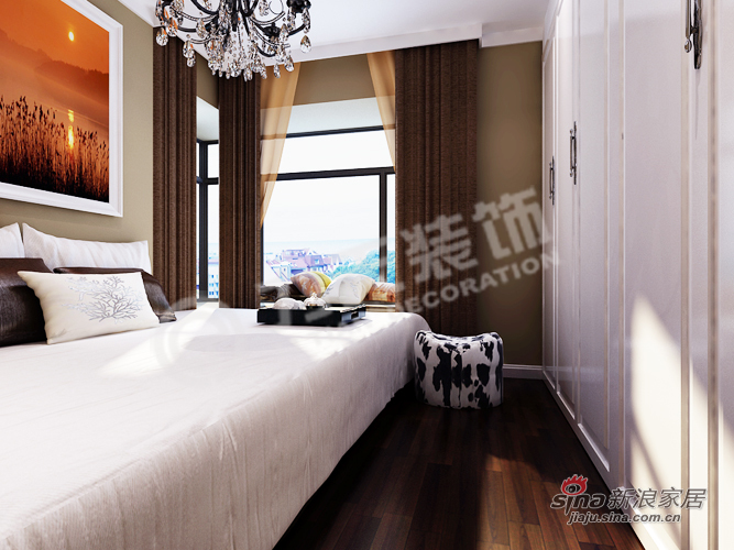 新古典 三居 卧室图片来自阳光力天装饰在滨海智谛山104平三居83的分享