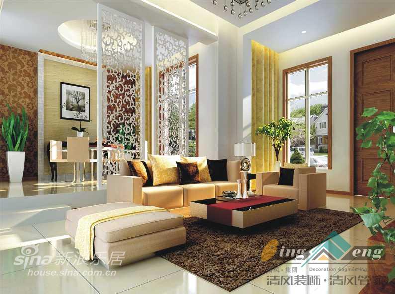 其他 别墅 客厅图片来自用户2737948467在苏州清风装饰设计师案例赏析3062的分享