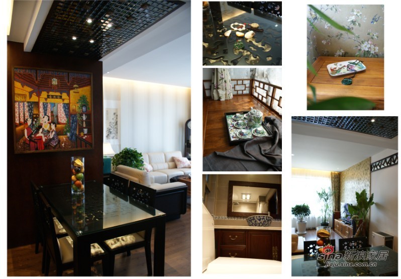 中式 二居 客厅图片来自用户1907658205在中式风格小城故事多67的分享