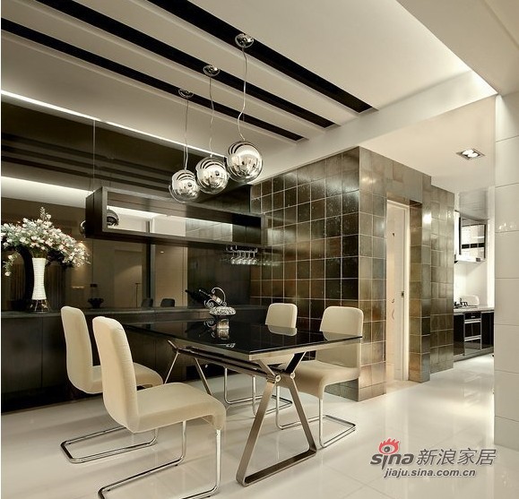 简约 二居 餐厅图片来自用户2558728947在9万全包120㎡现代简约实景89的分享