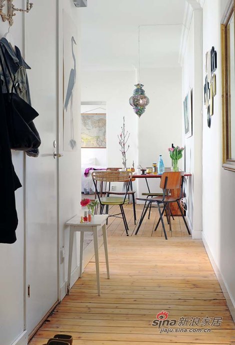 欧式 一居 餐厅图片来自用户2757317061在斯德哥尔摩47平米一居室开放式空间设计62的分享