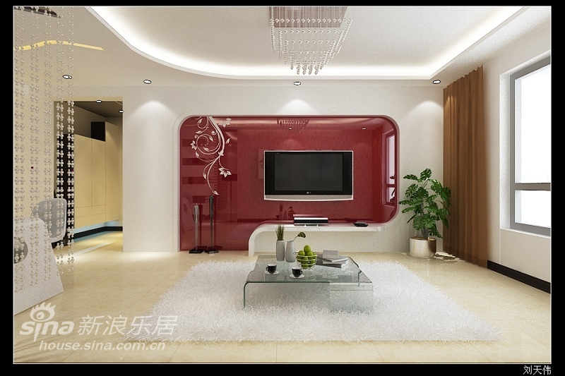 简约 二居 客厅图片来自用户2738093703在4.5万元亲情打造回龙观的温馨设计44的分享