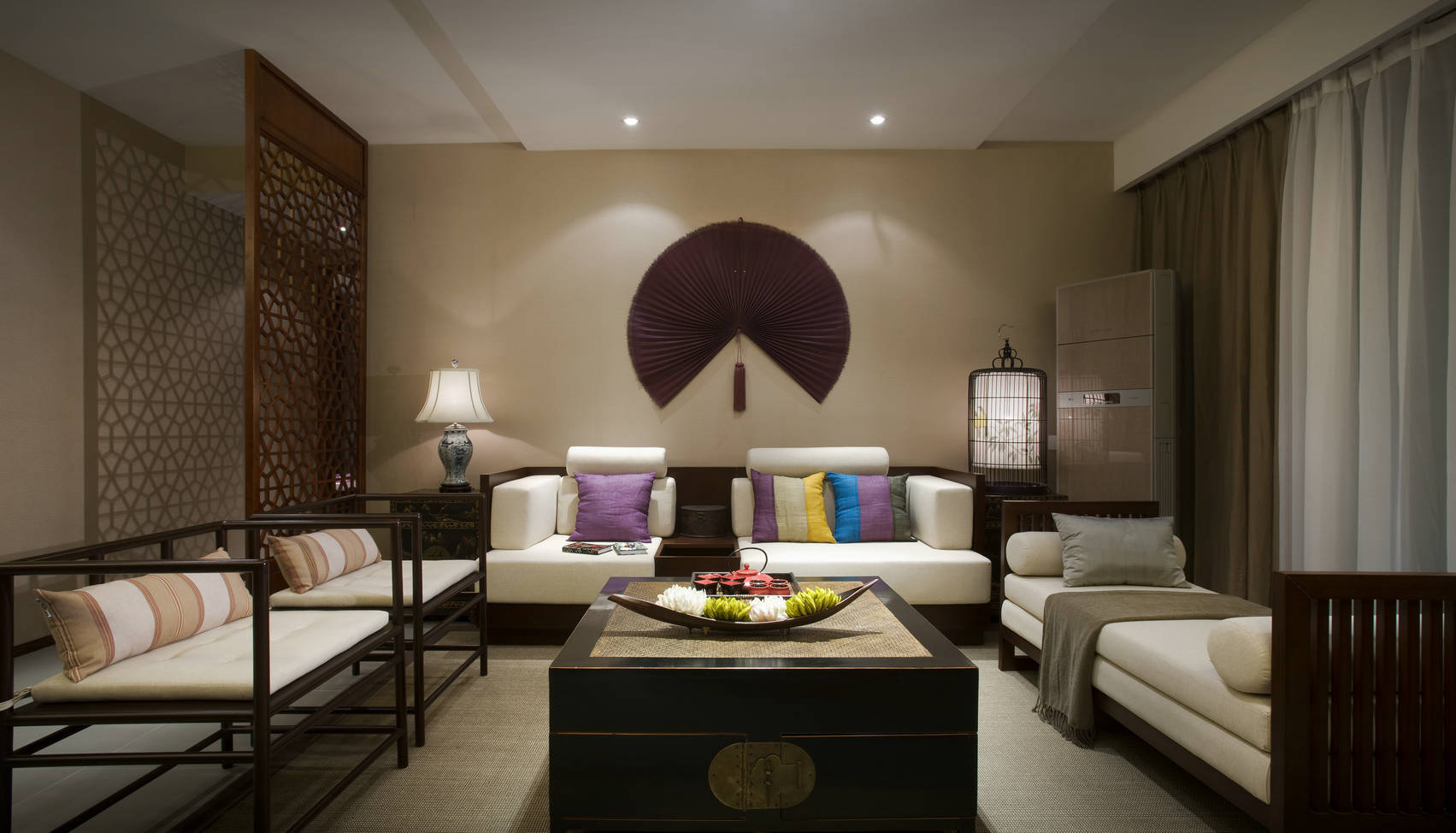 中式 四居 客厅图片来自用户1907696363在东南亚古典混搭大气完美舒适130平爱家14的分享
