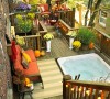 室外露台阳台创意，回归大自然。