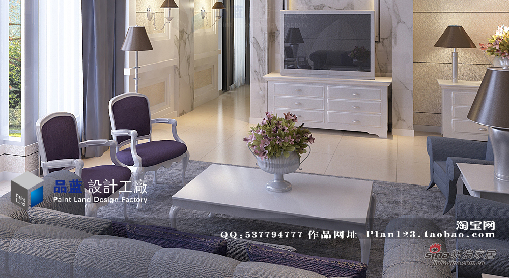 欧式 别墅 客厅图片来自用户2746948411在《新古典主义的美艳》别墅设计  装修设计35的分享