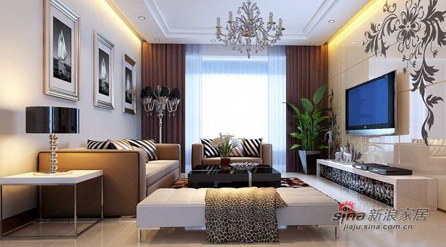 简约 二居 客厅图片来自用户2737735823在大兴金地仰山各户型设计方案52的分享