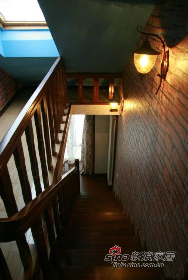 中式 复式 楼梯图片来自用户1907696363在城市窍点缀138平米美丽经典中国风72的分享