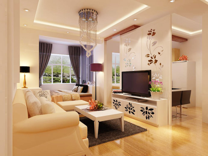 简约 三居 客厅图片来自用户2737782783在武汉实创装饰43的分享
