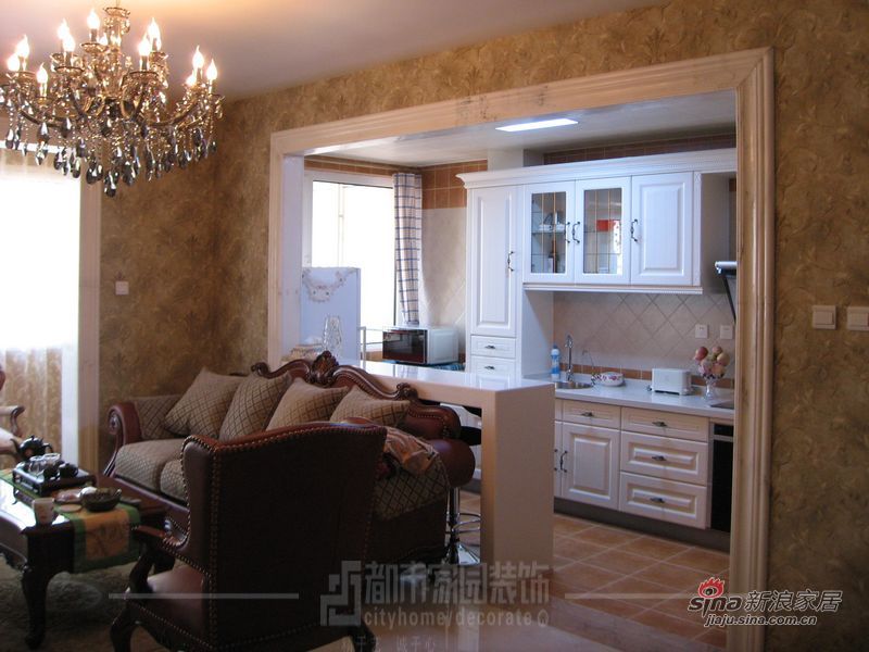 欧式 二居 客厅图片来自用户2746953981在3.2万奢华欧式古典风格26的分享