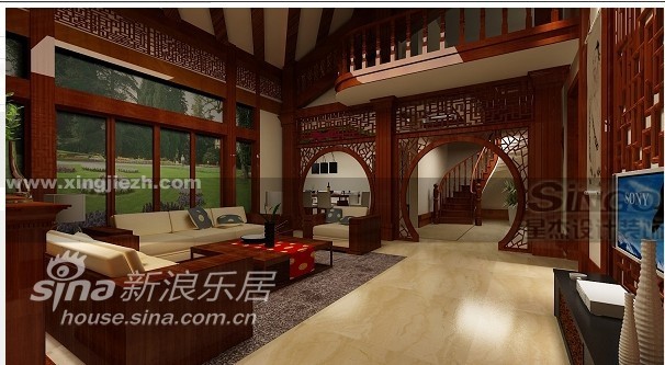 欧式 复式 客厅图片来自用户2757317061在保利叶上海36的分享