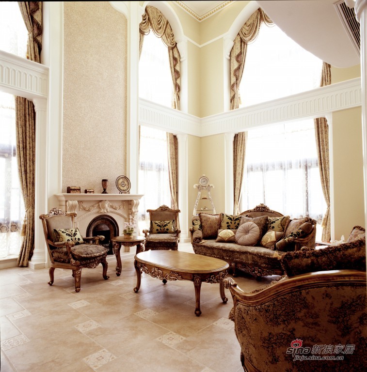 欧式 别墅 客厅图片来自用户2557013183在大公馆别墅设计95的分享