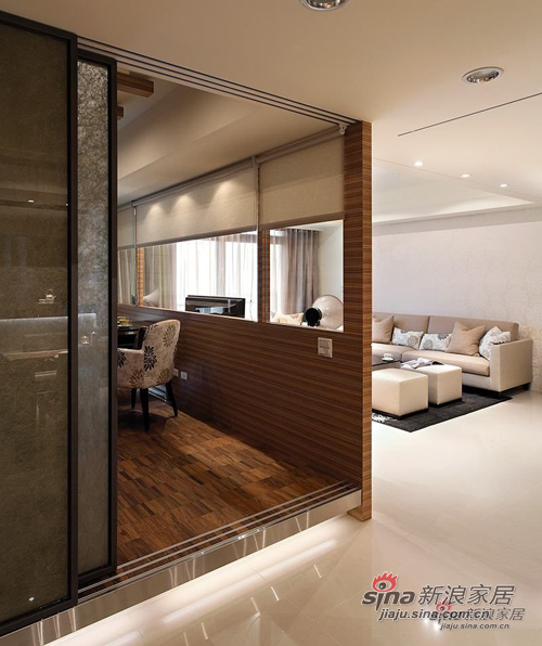 中式 三居 客厅图片来自用户1907696363在工薪族5.5万装105平大气中式大宅27的分享