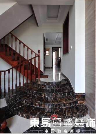 中式 别墅 楼梯图片来自用户1907662981在联排别墅80的分享