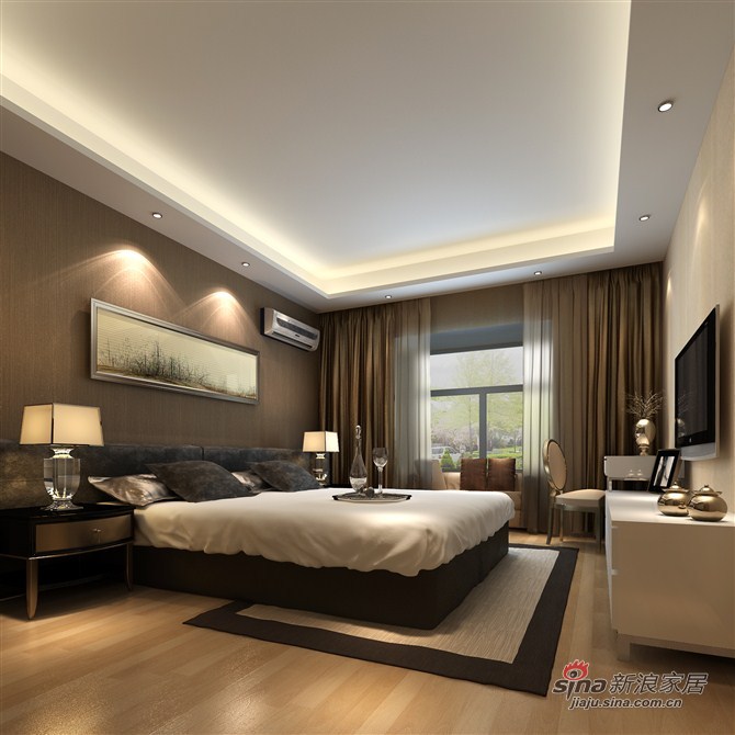 中式 四居 卧室图片来自用户1907696363在中国风37的分享