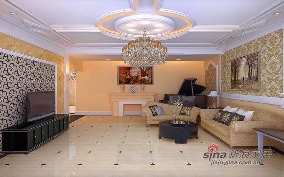 欧式 别墅 客厅图片来自用户2746953981在大气的300平米经典欧式典范40的分享