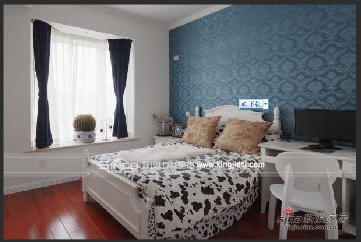 欧式 别墅 卧室图片来自用户2746948411在别墅装修-简欧风格63的分享