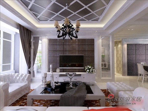 欧式 三居 客厅图片来自用户2746889121在奢华稳重现代欧式风格46的分享