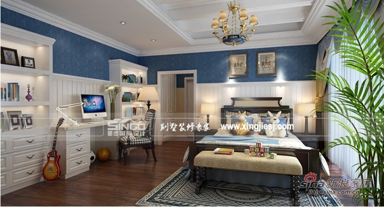 其他 公寓 卧室图片来自用户2558746857在石梁溪玫瑰园 浓烈西班牙舒适风格86的分享