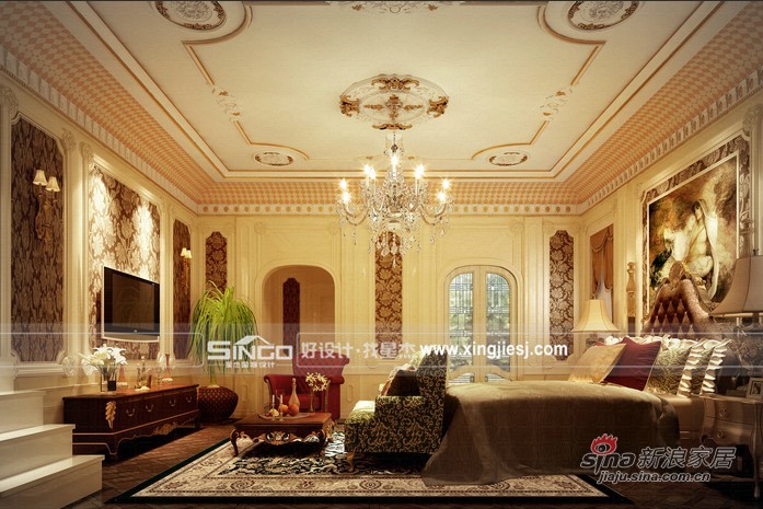 其他 别墅 卧室图片来自用户2558757937在明亮现代奢华的法式别墅装修22的分享