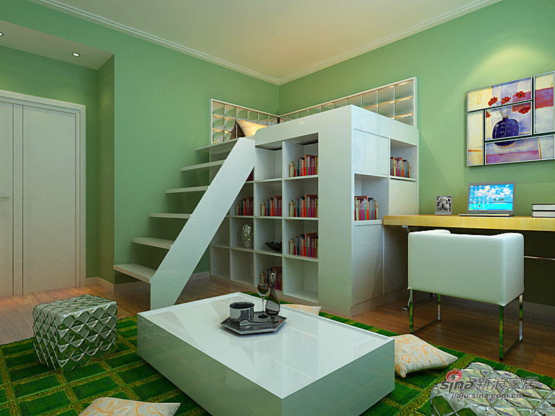 简约 三居 儿童房图片来自用户2737786973在海马公园现代简约三居室设计效果图95的分享