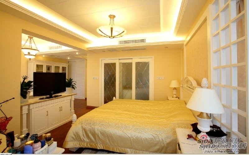 欧式 三居 卧室图片来自用户2557013183在【多图】海棠湾欧美风格设计69的分享