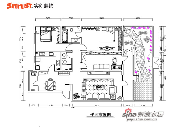 简约 三居 客厅图片来自用户2739153147在100平现代简约赏析47的分享