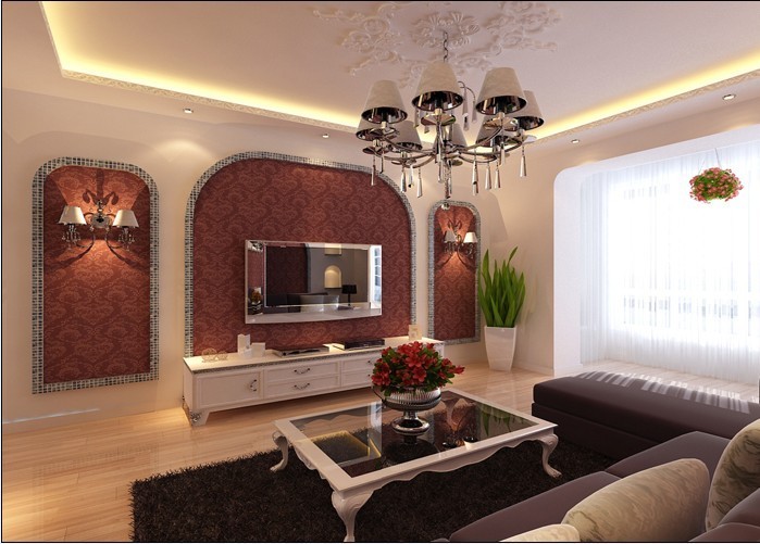 欧式 三居 客厅图片来自用户2746889121在140平米欧式风格打造浪漫家居25的分享