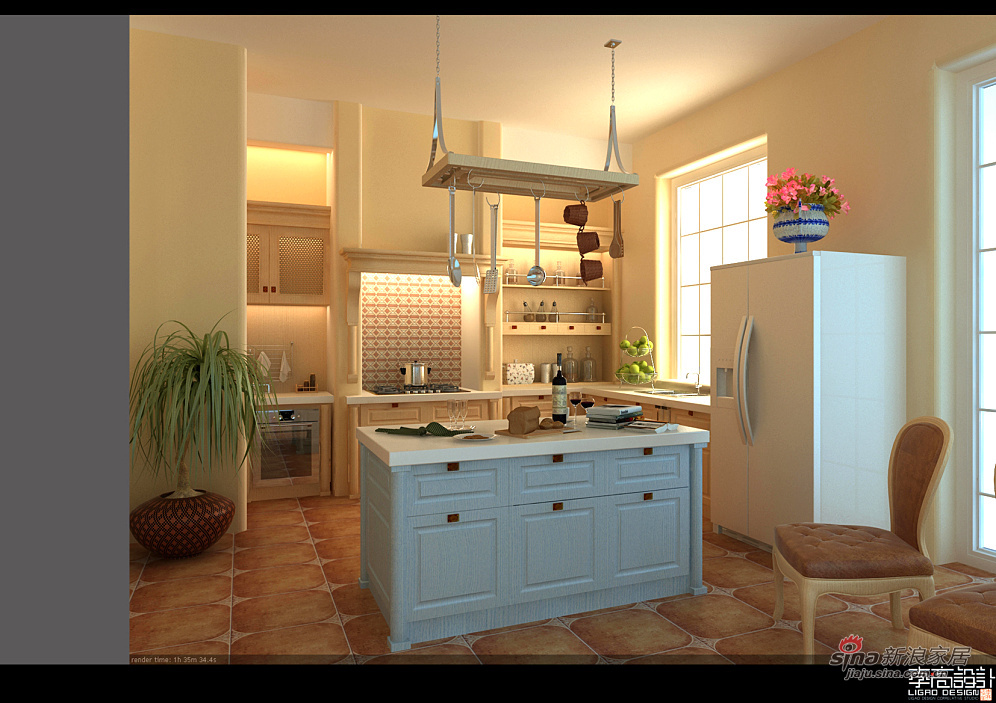 欧式 四居 厨房图片来自用户2745758987在【高清】奢华主义欧式风格77的分享
