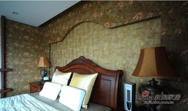 欧式 别墅 卧室图片来自用户2746953981在同升湖联排别墅67的分享