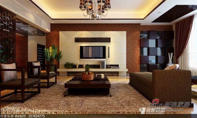 中式 别墅 客厅图片来自用户1907659705在21万妆点160平高雅清静新中式风格51的分享