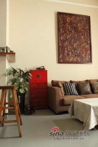 简约 一居 客厅图片来自用户2738829145在“醇香木色” 极富创意的混搭家居范30的分享