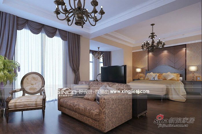 简约 别墅 卧室图片来自用户2737782783在350平米温馨舒适 有品味的家44的分享