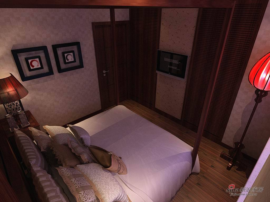 中式 三居 卧室图片来自方林装饰在【多图】古典大气的中式风格12的分享